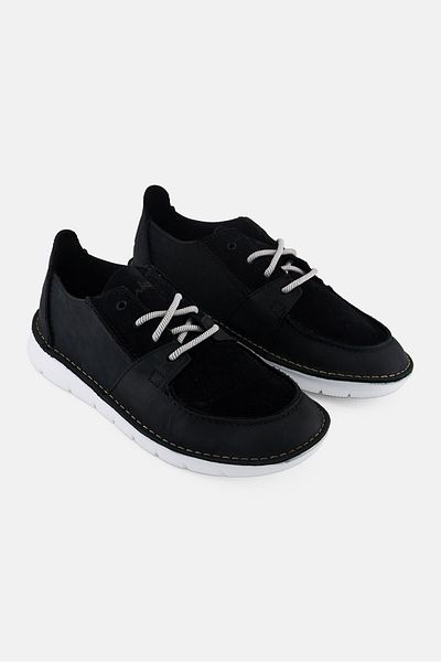 CLARKS Men Standard Cole Hill Walk Lace Up Casual Shoes, Black