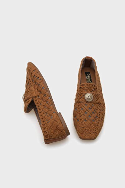 Capone Outfitters Tara Straw Knit Women's Loafer