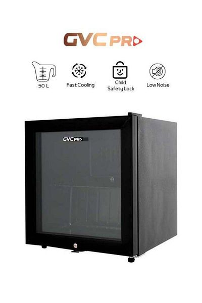 GVC PRO Mini Fridge with Glass Door