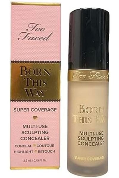 Too Faced Born This Way Super Coverage Multi-Use Concealer, Almond Color by Too Faced