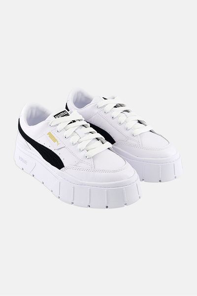 Puma Women Mayze Stack Lace Up Outdoor Shoes, White