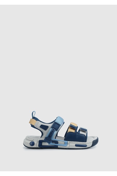 Kiddo Темно-сині босоніжки для хлопчиків на плоскій підошві