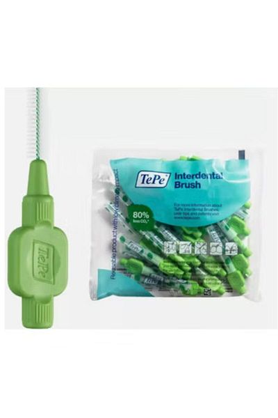 TePe Green Toothbrush 0.8 mm Pack of 25