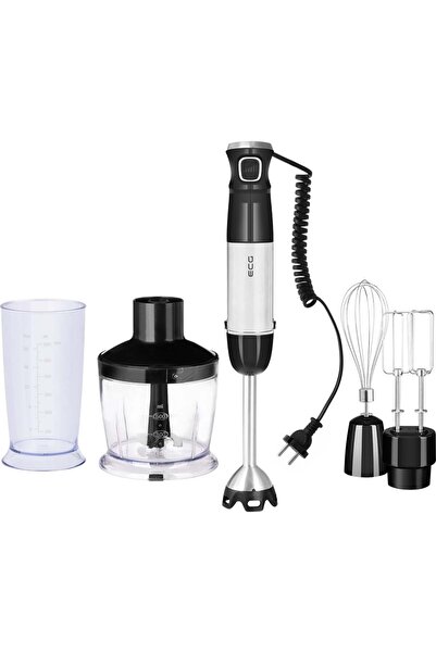 ECG Blender vertical RM 800, 800 W, lame din otel inoxidabil, recipient tocator 500 ml