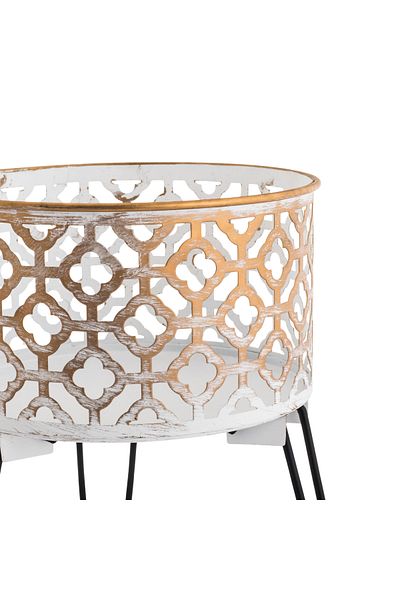 casa rosa 2-piece metal plant stand set with an elegant and modern design