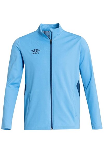 UMBRO Ανδρικό μπλε αθλητικό μπουφάν - Fit Sports Jacket με φερμουάρ - TC-0121 Umbro Deer Camp Jacket Μαύρο