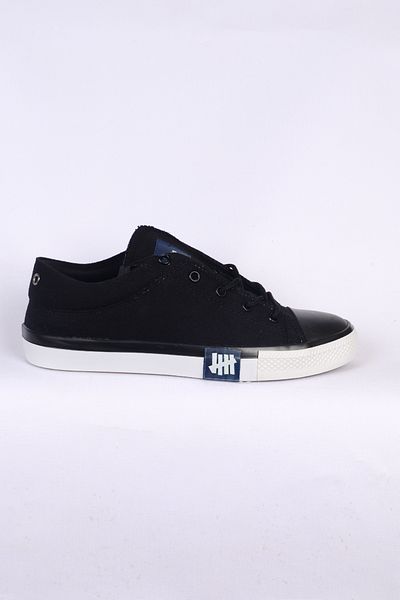 Pierre Cardin 9401 Casual Men's Black Linen Converse Sports Shoes