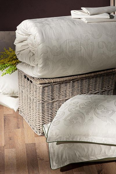 Story home Textile Double Bedding Set Story Home,100% Satin Cotton 300 TC,6 Pieces Duvet Cover 200x220 cmMadrid Wind