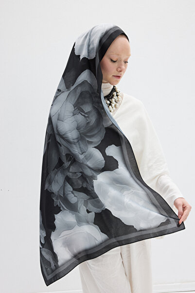 Genel Markalar Scarf Lotus Soft Şal Collection - Siyah Gri