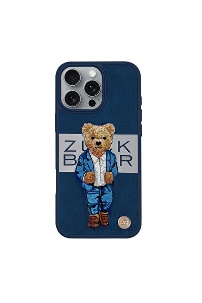 REDz Accessories Carcasă Zuck Bear pentru iPhone 16 Pro Max, Paris Gentleman,...