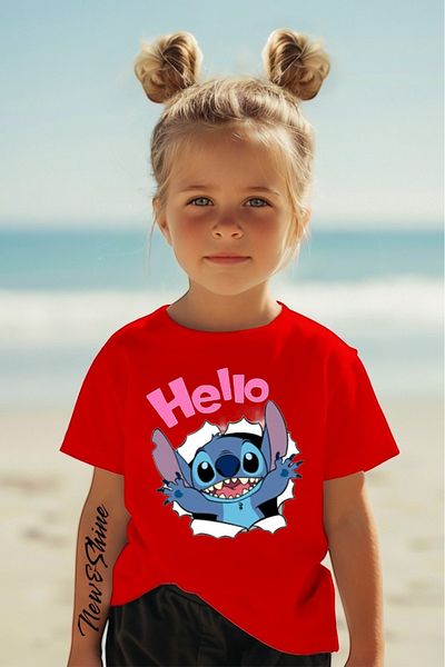 New Shine In Cart 6 and Above Purchases Get 1 T-Shirt as a Gift - Printed Oversized Children's T-Shirt
