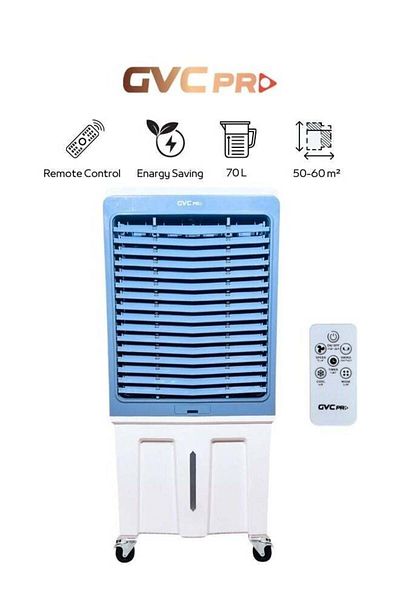 GVC PRO Air Cooler 350W, Effective Area 50-60 m², 70L Water Tank