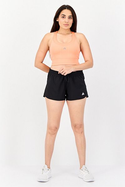 adidas Women Sportswear Fit Perforated Pacer Training Shorts, Black