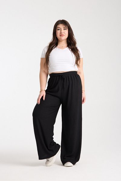 DAXİS Sportwear Company Γυναικείο ελαστικό παντελόνι Palazzo Plus Size