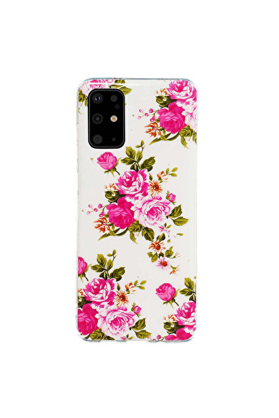REDz Accessories Θήκη σιλικόνης συμβατή με το Samsung A21s Blooming Roses, σι...