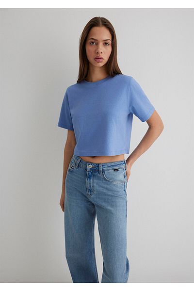 Mavi Crop Basic Tričko Crop / Krátký střih 1613072 -70854