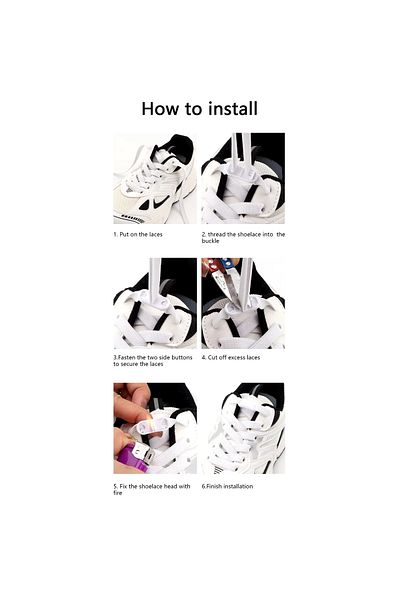 Mawrond Practical, Smart, Plug and Drop, No Need to Tie, New Generation Elastic, Modern Shoelaces