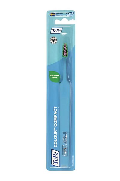 TePe Color Compact Ultra Soft Toothbrush Turquoise