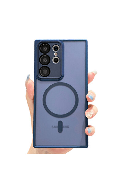 REDz Accessories Carcasă Magsafe, semitransparentă, mată, compatibilă cu Sams...