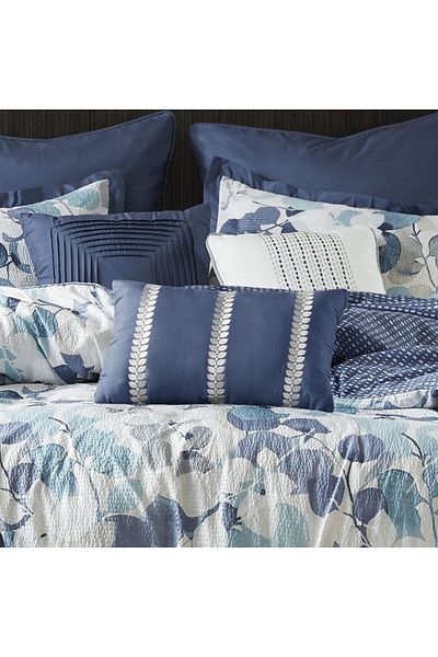 Orange Bed & Bath Patia | Double Duvet Set 11 Pieces - Blue
