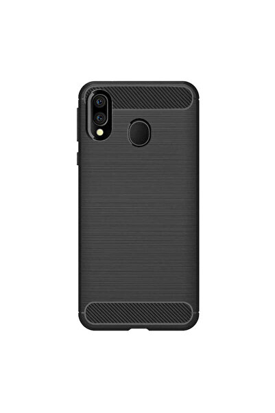 REDz Accessories Carcasă din silicon compatibilă cu Samsung A30, neagră, rezi...