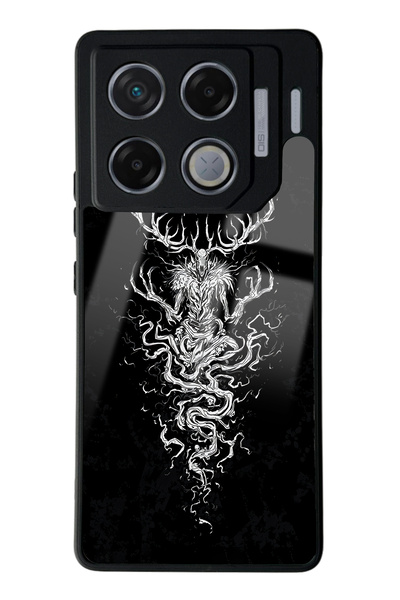Spoyi İnfinix GT 20 Pro Witcher 3 Deer Tasarımlı Glossy Telefon Kılıfı
