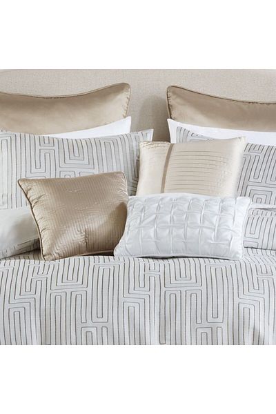 Orange Bed & Bath رويس | طقم لحاف مزدوج ١١ قطعة - عاجي