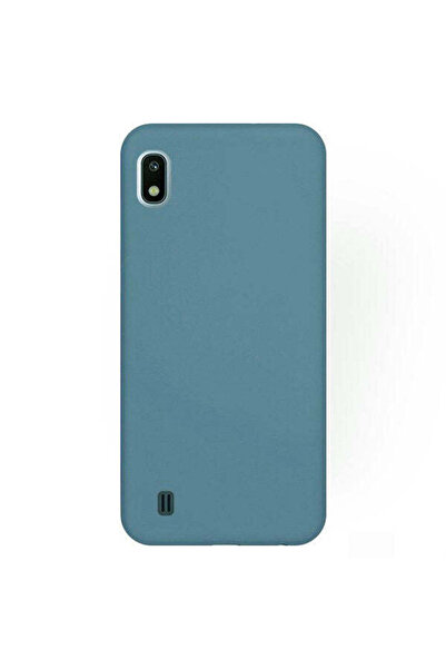 REDz Accessories Carcasă din silicon compatibilă cu Samsung A10, gri albastră...