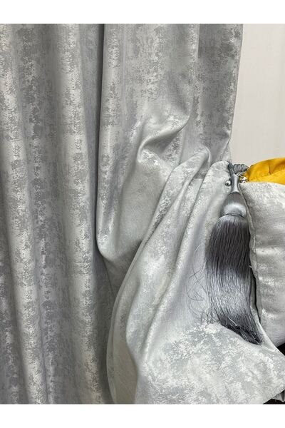 Liz Line Set of Two Semi-opaque Curtains, With Rejansa, Various Sizes and Colors, "imaginaria" By