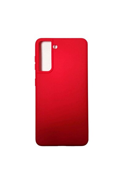 REDz Accessories Carcasă compatibilă cu Samsung S21 Plus, model mat, silicon, rezistentă la șocuri, TPU, roșie