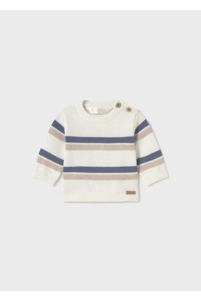 MAYORAL Baby Boy Striped Sweater White 1391