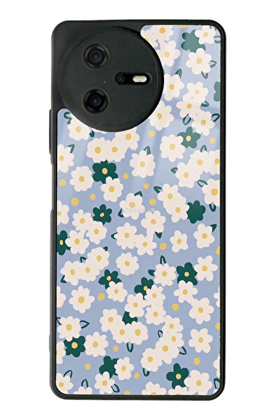 Spoyi Casper Via A40 Daisy Pattern Tasarımlı Glossy Telefon Kılıfı
