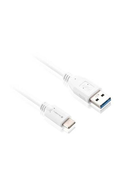 Gogen USB / USB-C Charging and Data Transfer Cable, Fast Charging, 1 M, White