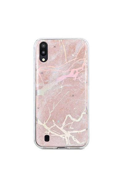 REDz Accessories Carcasă din silicon compatibilă cu Samsung M10 model roz mar...