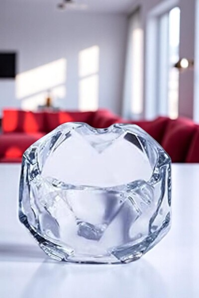 Home Μίνι Γυάλινο Στρογγυλό Καναπέ Καπνοδόχου - Επιτραπέζιο Καπνοδόχου