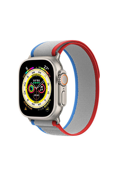 PSGT Watch Uyumlu Seri 1/2/3/4/5/6/se/7/8/9 - 38/40/41mm - S10(42MM) Kordon Trail 38