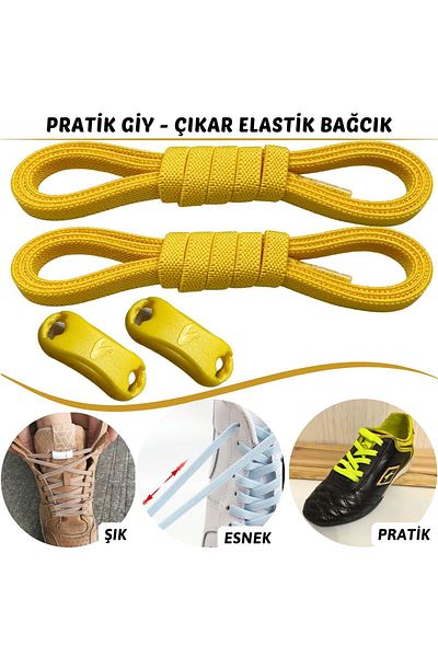 Mawrond Practical, Smart, Plug and Drop, No Need to Tie, New Generation Elastic, Modern Shoelaces