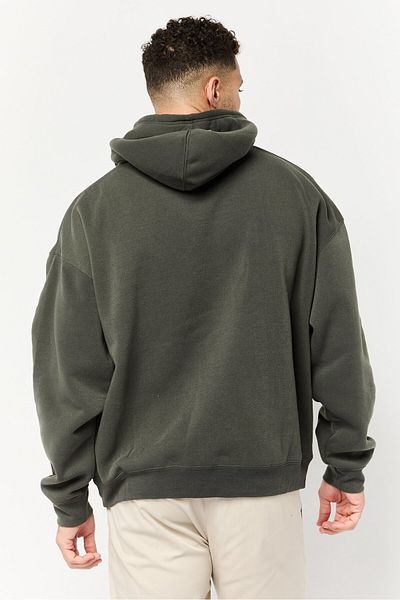 Originals by Brooklyn Cloth Men Embroidered Logo Long Sleeve Hoodie, Dark Olive