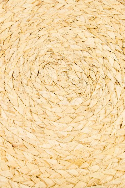 Muy Mucho Vegetable Fiber Place Mat 38 D cm, Tan