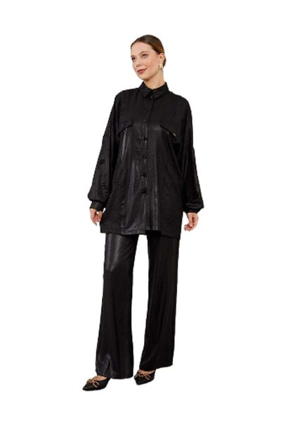 Levidor Women's Self-Patterned Jacquard Suit