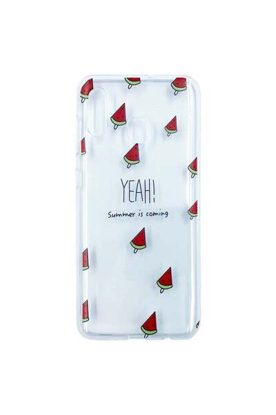 REDz Accessories Carcasă compatibilă cu Samsung A30 model Summer Time, silico...