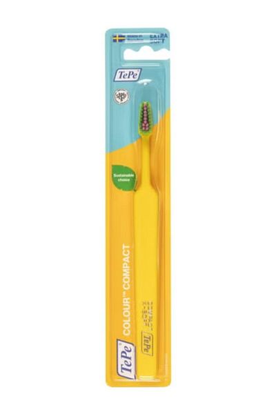 TePe Color Compact Ultra Soft Toothbrush Yellow