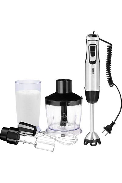 ECG Blender vertical ECG RM 900, 800 W, 10 viteze + TURBO, recipient tocator 500 ml, otel inoxidabil