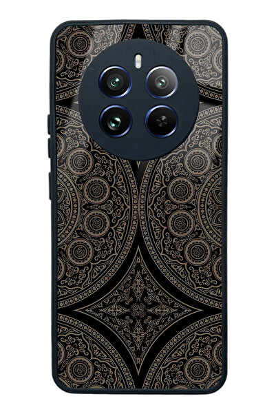 Spoyi Oppo Realme 12 Pro Plus Glossy Phone Case with Ottoman Motif Design