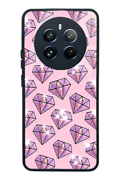 Spoyi Teleplus Oppo Realme 12 Pro Diamond Design Glossy Phone Case