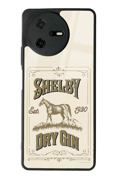 Spoyi حافظة هاتف لامعة بتصميم Casper Via A40 Peaky Blinders Shelby Dry Gin