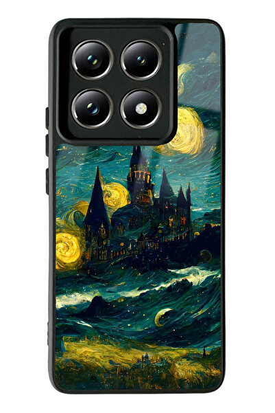 Spoyi Xiaomi Mi 14 T Pro Van Gogh Tasarımlı Glossy Telefon Kılıfı