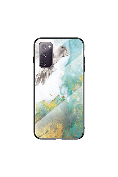 REDz Accessories Carcasă compatibilă cu Samsung S20 FE model Glass Pigeon Mar...