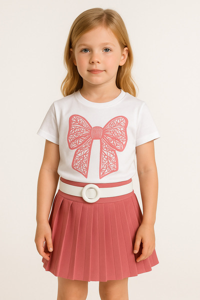 vera kids Kaiš komadni stil odela sa suknjom