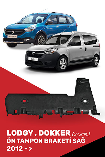 Genel Markalar Dokker Lodgy Uyumlu Ön Tampon Ayak Braketi Sağ, 622224875R, 62...
